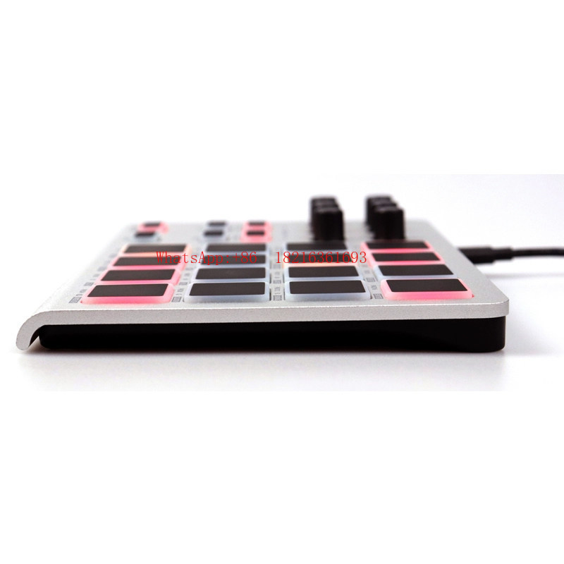 Midi Controller Pad - لوحة مفاتيح MIDI محمولة نحيفة من