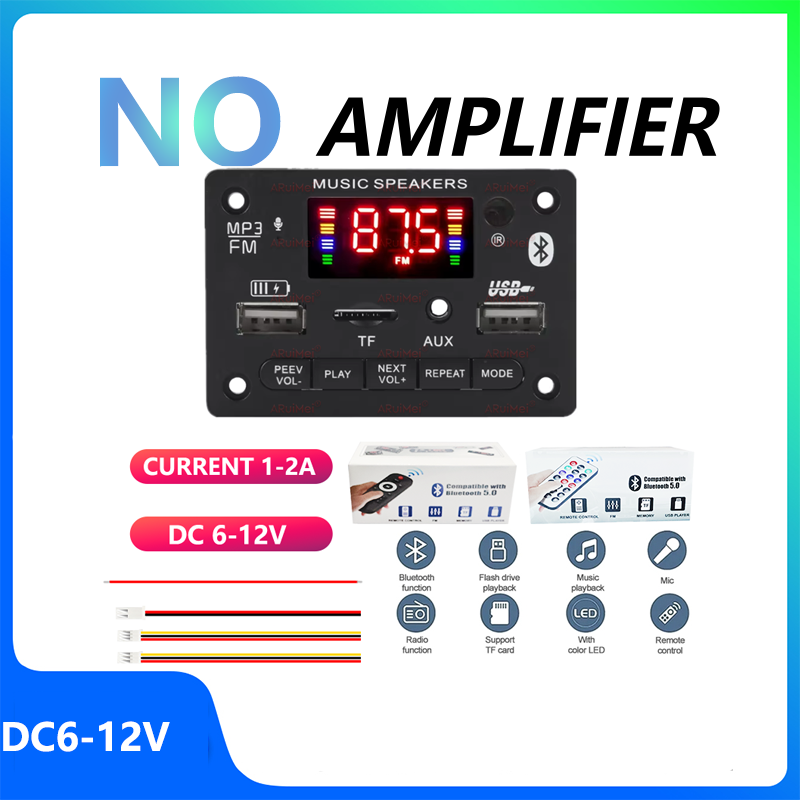 Audio Without Music - بدون مكبر صوت بلوتوث 5.3 لوحة