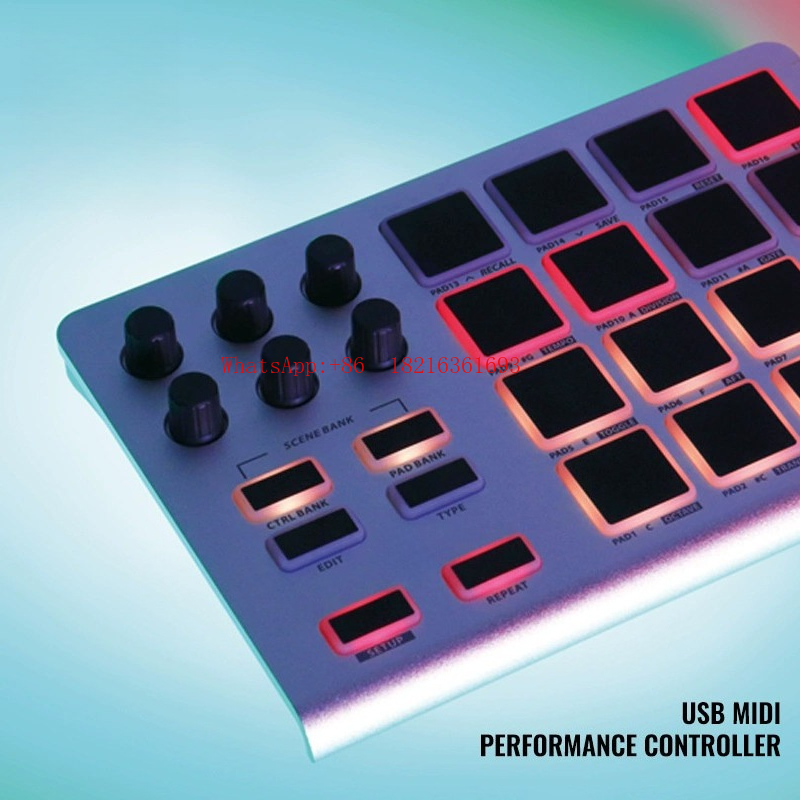 لوحة مفاتيح MIDI محمولة نحيفة  - مراجعة Midi Controller Pad وسعره
