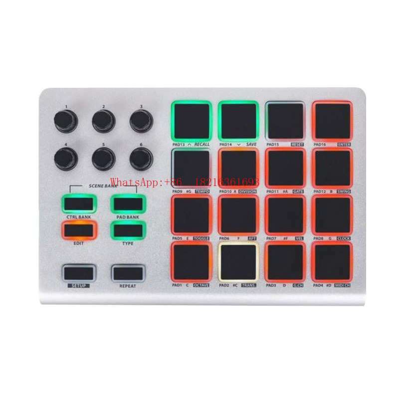 لوحة مفاتيح MIDI محمولة نحيفة  - مراجعة Midi Controller Pad وسعره