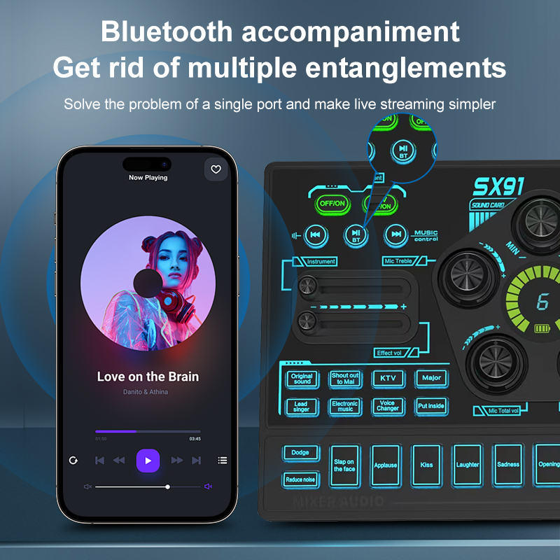 SX91 48V جهاز مزج الصوت مع مبد - مراجعة Audio Music Dj وسعره