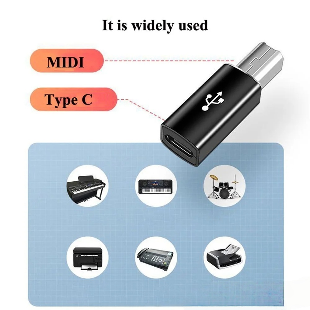 محول USB B ذكر إلى USB Type C  - مراجعة Midi Controller Pad وسعره